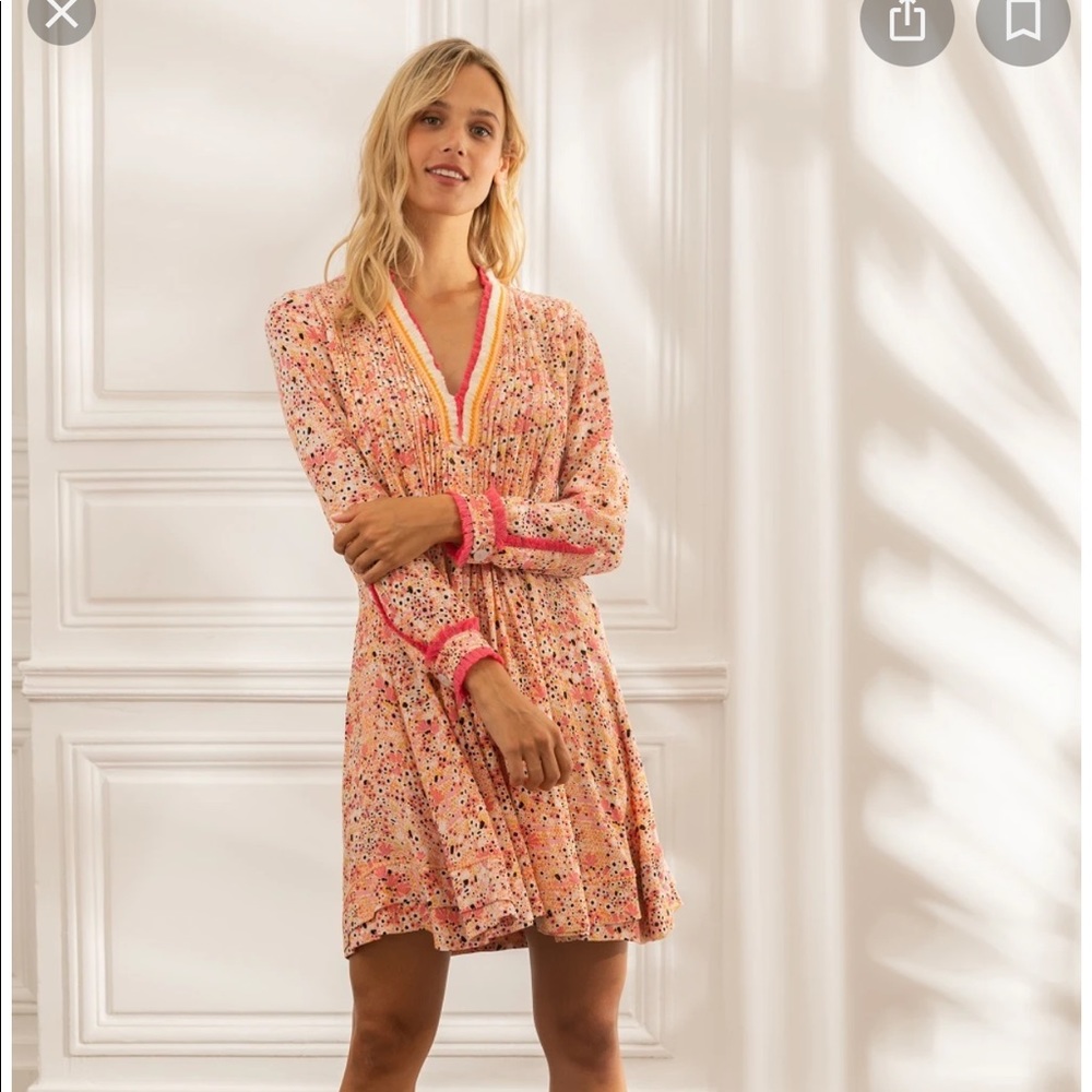 Orange Poupette St Barth mini dress XS
